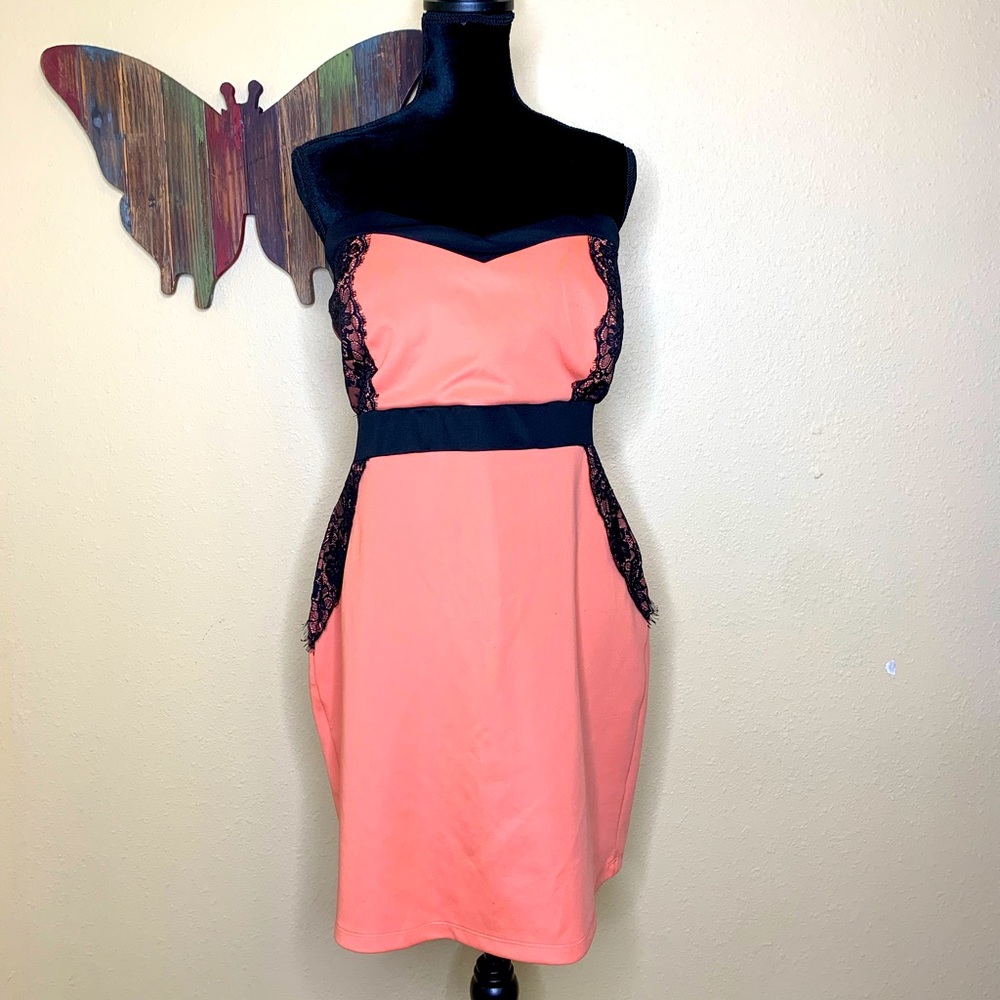 J for Justify Strapless Dress